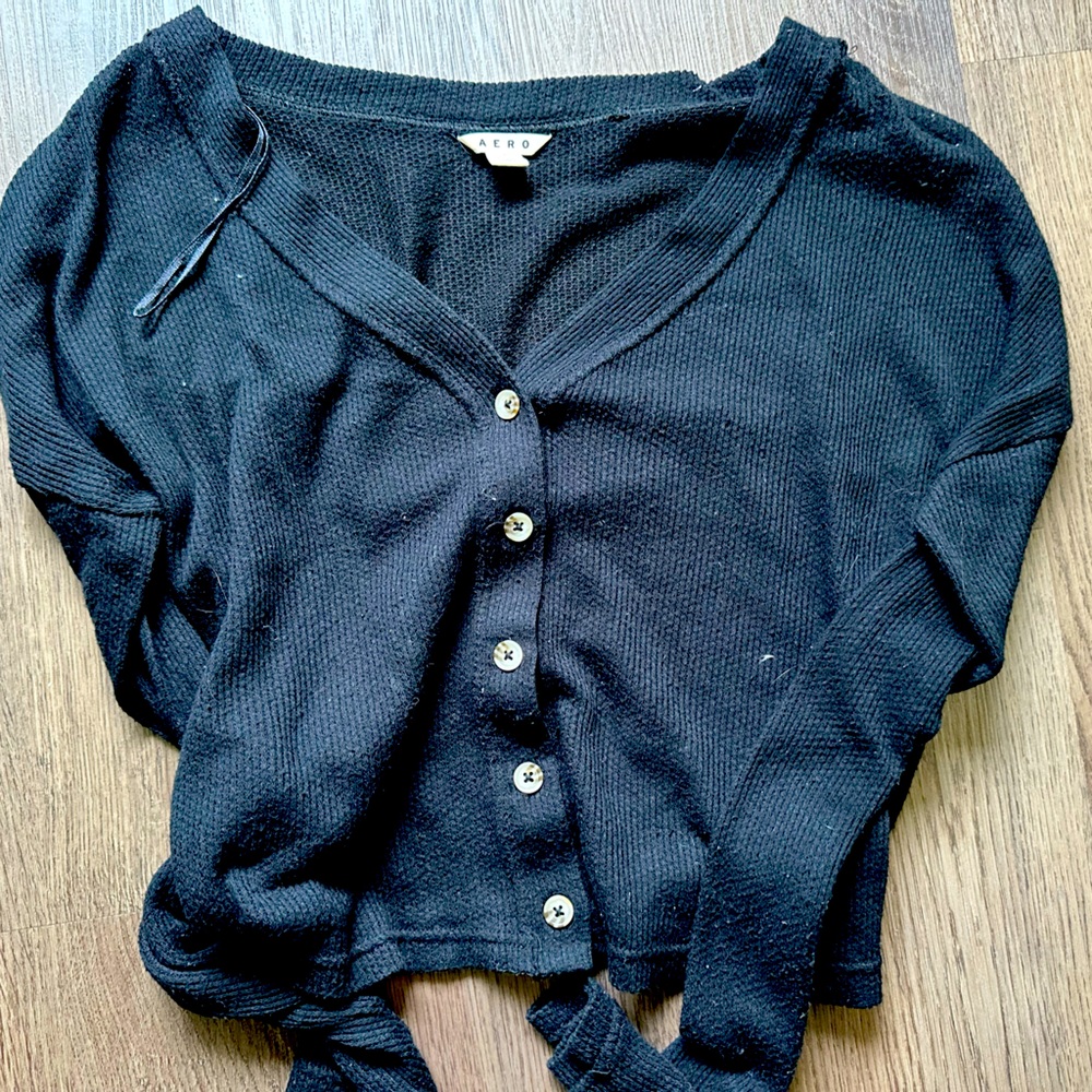 Aeropostale Buttoned Long Sleeve Top